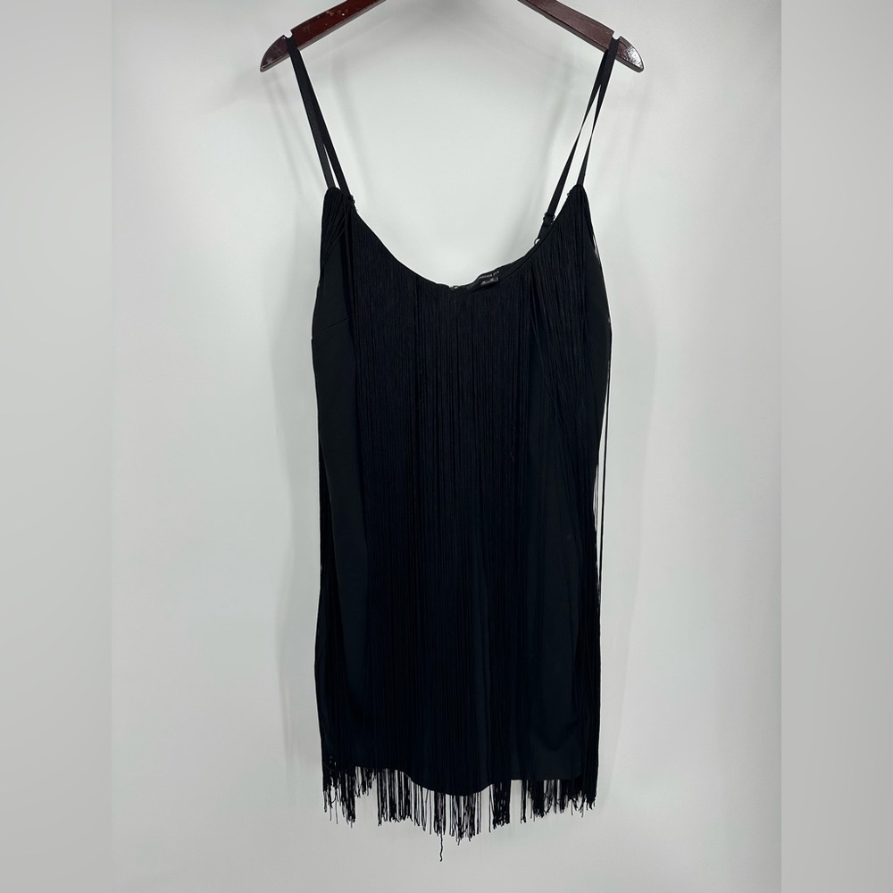 Forever 21 Elegant Black Fringe Women's Top